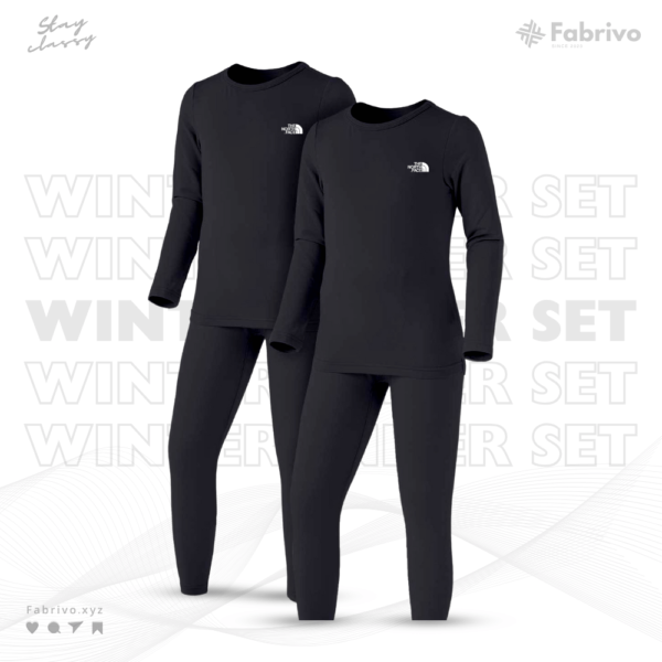 One Thermal Set - Black | এক সেট থার্মাল - কালো